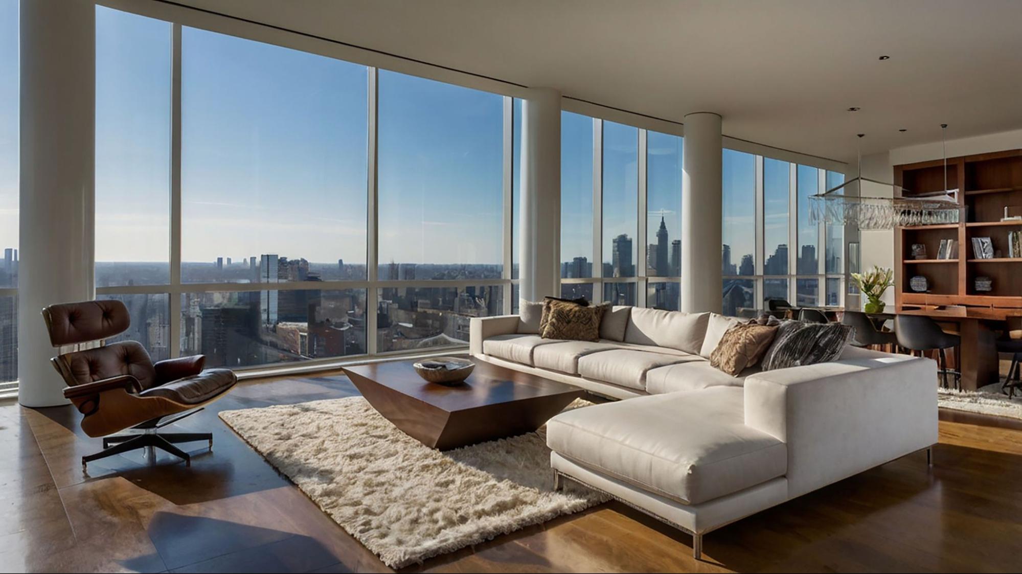 Penthouse condo room