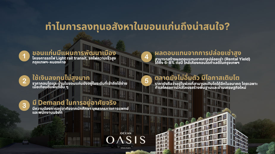 Why Investing in Real Estate in Khon Kaen Is Attractive